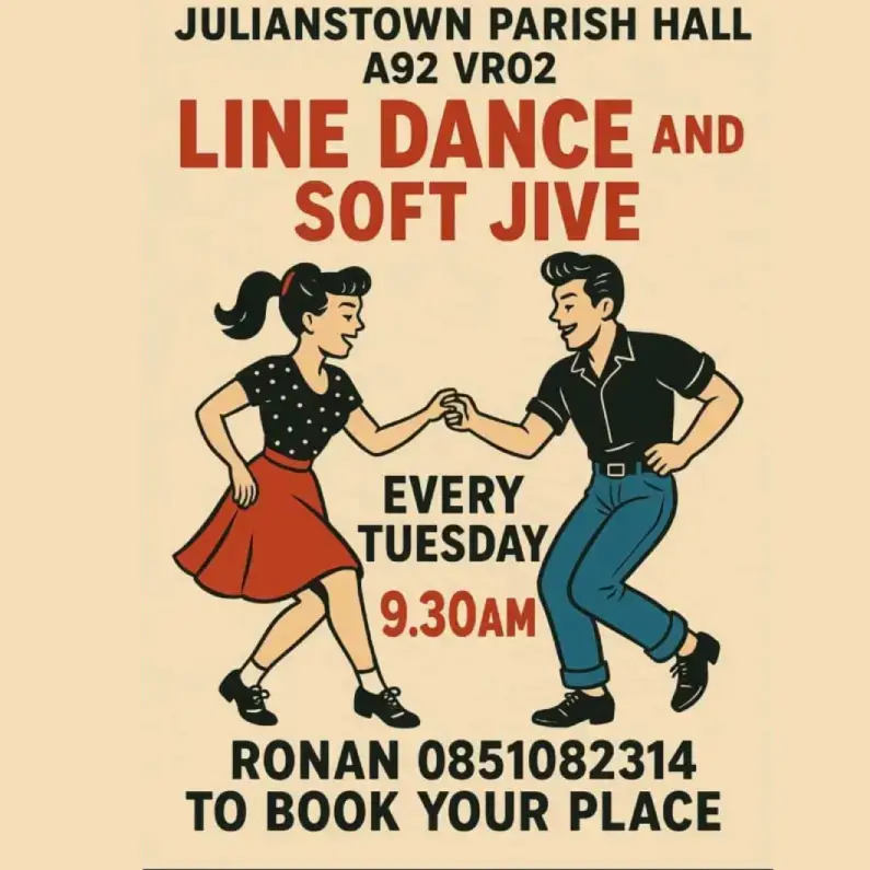 Tomorrow 20 Dance Class The Parish Hall Julianstown Every Tuesday Morning