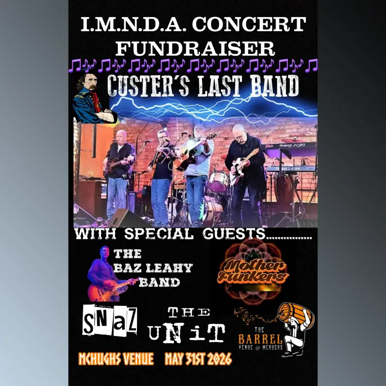 I.M.N.D.A. Concert Fundraiser 2026 | Live Music at McHughs Venue