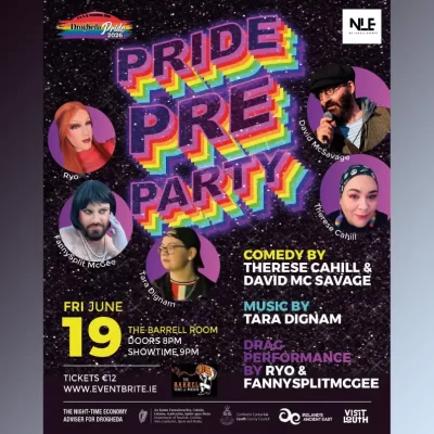PRIDE PRE PARTY – DROGHEDA PRIDE 2026