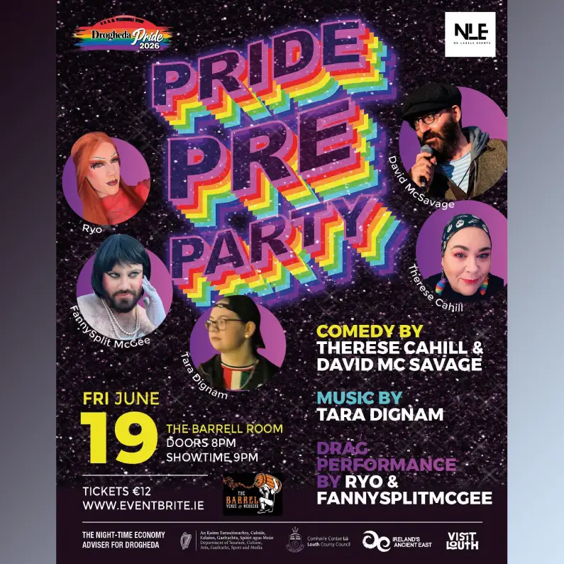PRIDE PRE PARTY – DROGHEDA PRIDE 2026