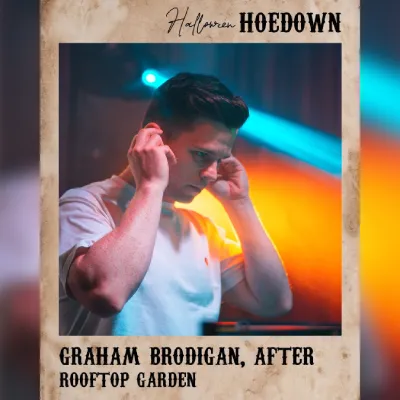Graham Brodigan in the roof garden
